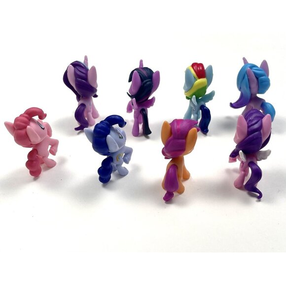 Lot 8 HASBRO My Little Pony MLP 1" Mini Blind Bag G5 Action Figure Ponies EUC - Picture 4 of 5